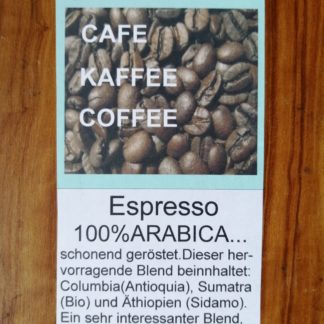 Espresso 100%Arabica 500g